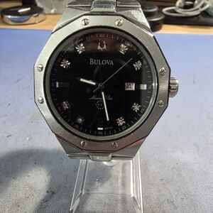 Bulova MarineStar Diamond Watch Mens